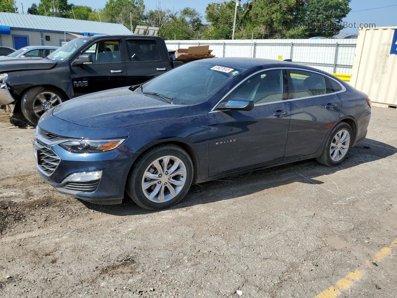 2021 Chevrolet Malibu Lt Blue vin: 1G1ZD5ST0MF013956