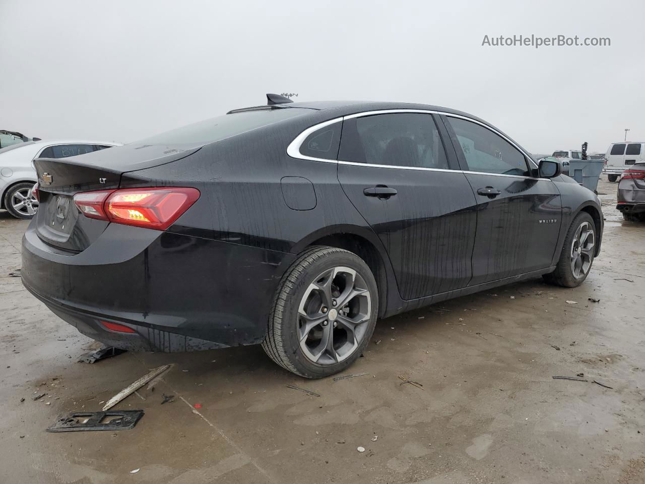 2021 Chevrolet Malibu Lt Черный vin: 1G1ZD5ST0MF018770