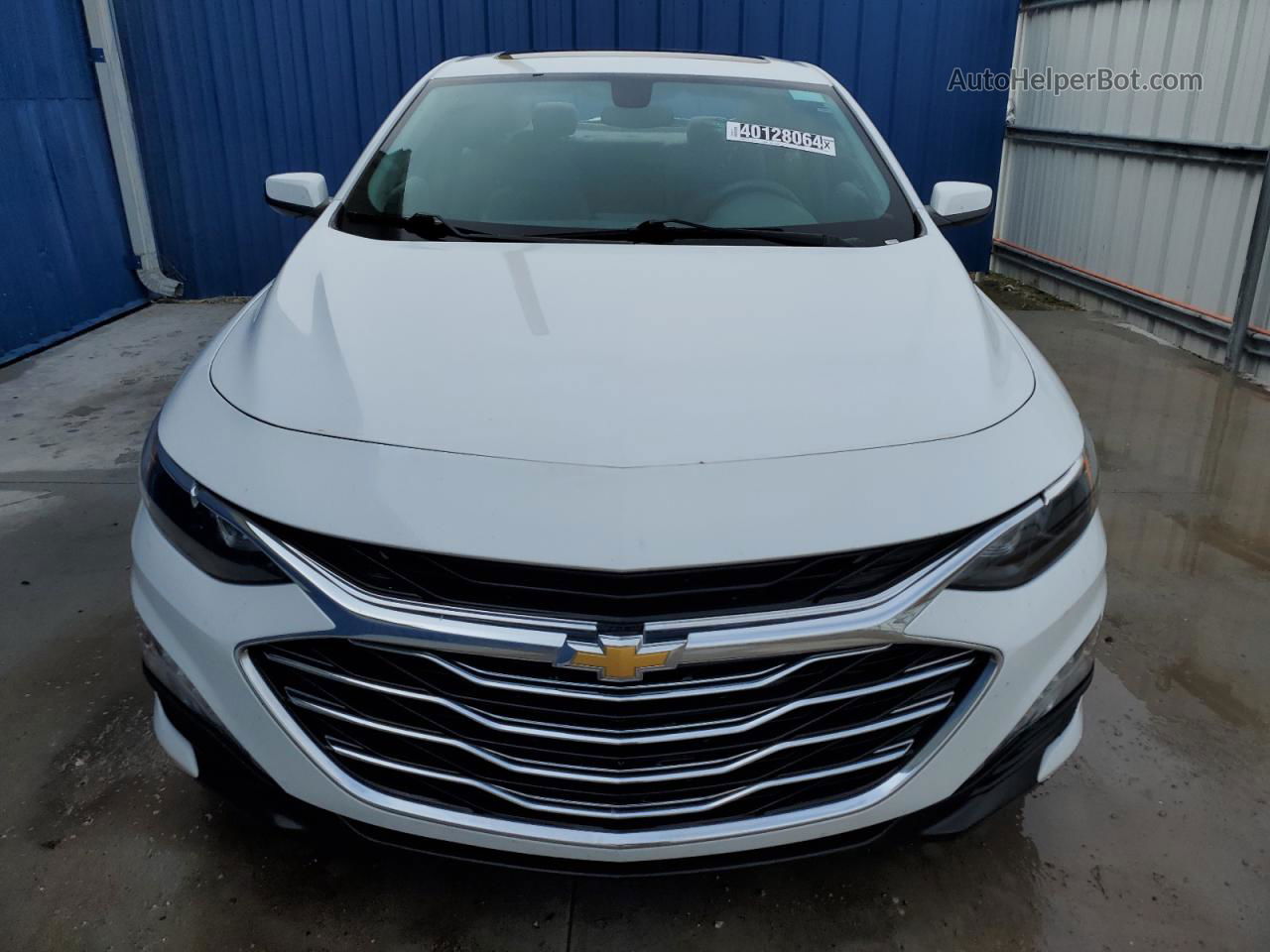 2021 Chevrolet Malibu Lt White vin: 1G1ZD5ST0MF021006