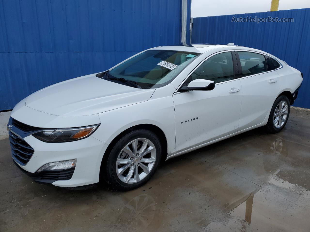 2021 Chevrolet Malibu Lt White vin: 1G1ZD5ST0MF021006