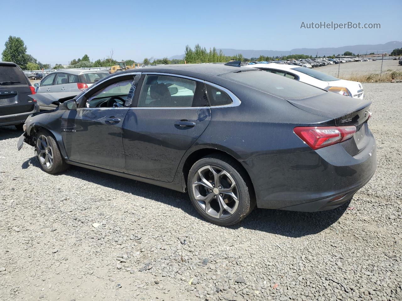 2021 Chevrolet Malibu Lt Черный vin: 1G1ZD5ST0MF024259