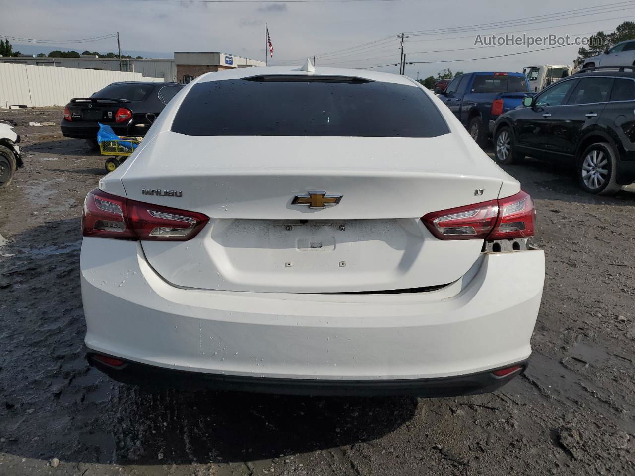 2021 Chevrolet Malibu Lt White vin: 1G1ZD5ST0MF026724