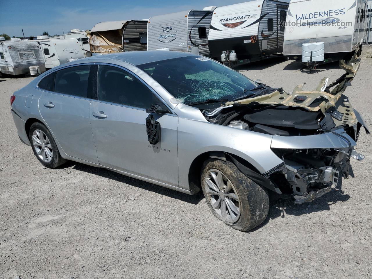 2021 Chevrolet Malibu Lt Черный vin: 1G1ZD5ST0MF027307