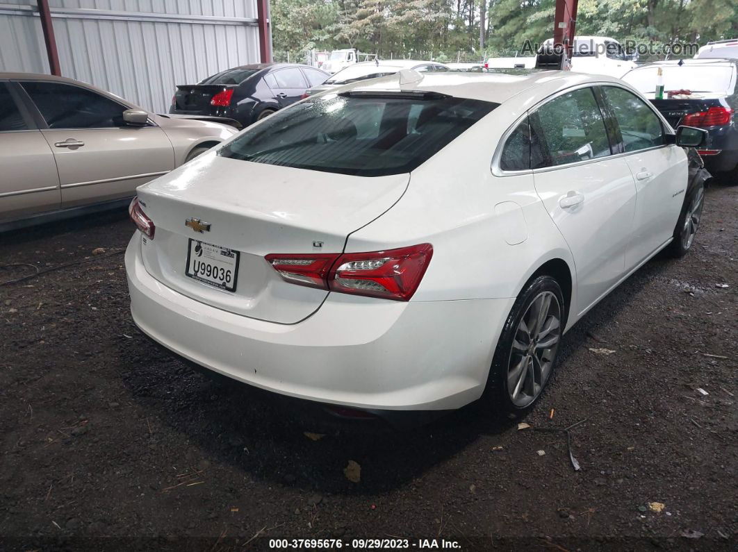 2021 Chevrolet Malibu Fwd Lt White vin: 1G1ZD5ST0MF044401