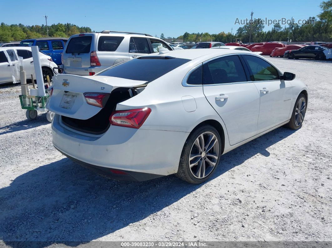 2021 Chevrolet Malibu Fwd Lt White vin: 1G1ZD5ST0MF055897