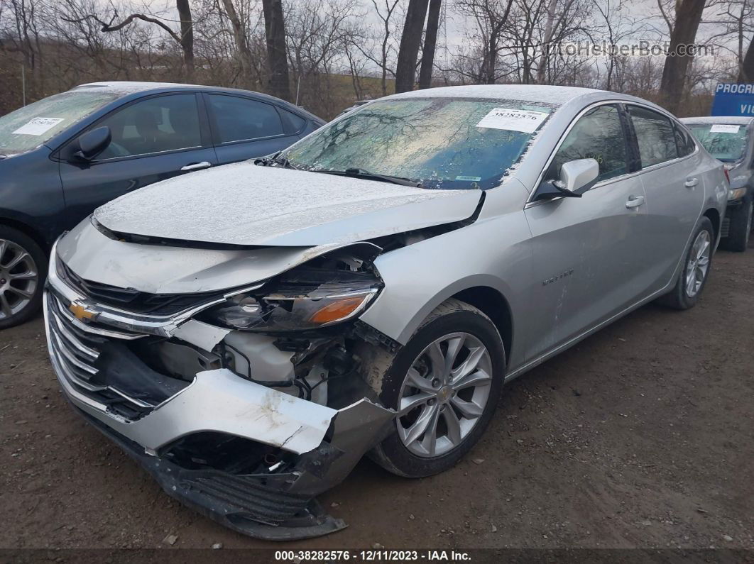 2021 Chevrolet Malibu Fwd Lt Серебряный vin: 1G1ZD5ST0MF065586