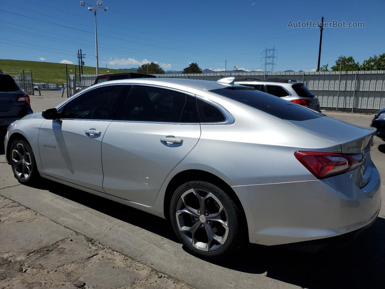 2021 Chevrolet Malibu Lt Silver vin: 1G1ZD5ST0MF077589