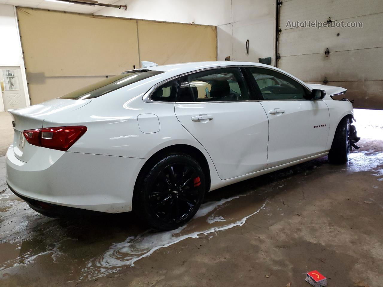 2018 Chevrolet Malibu Lt White vin: 1G1ZD5ST1JF130778