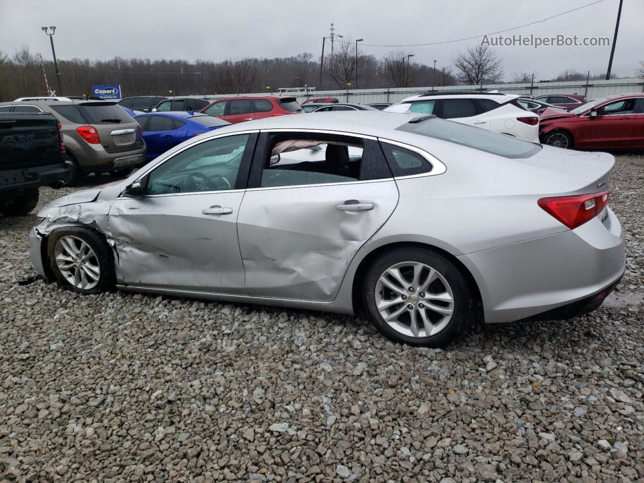 2018 Chevrolet Malibu Lt Silver vin: 1G1ZD5ST1JF137522