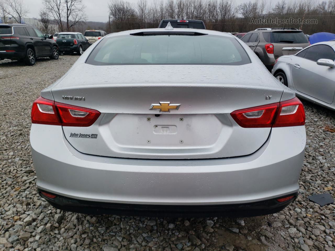 2018 Chevrolet Malibu Lt Silver vin: 1G1ZD5ST1JF137522