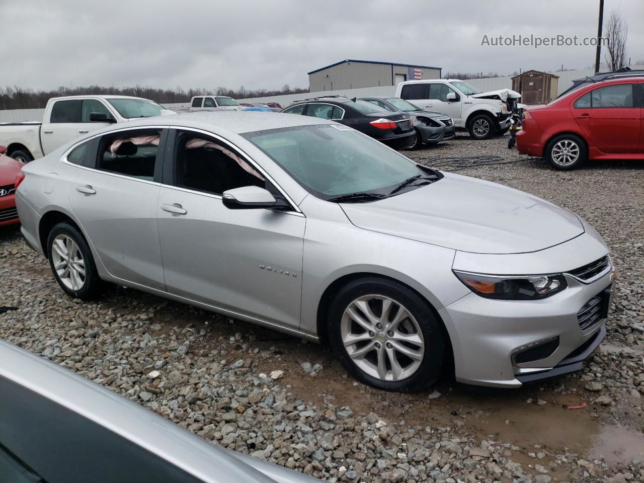 2018 Chevrolet Malibu Lt Silver vin: 1G1ZD5ST1JF137522