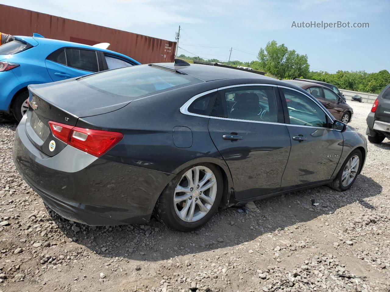 2018 Chevrolet Malibu Lt Charcoal vin: 1G1ZD5ST1JF152487