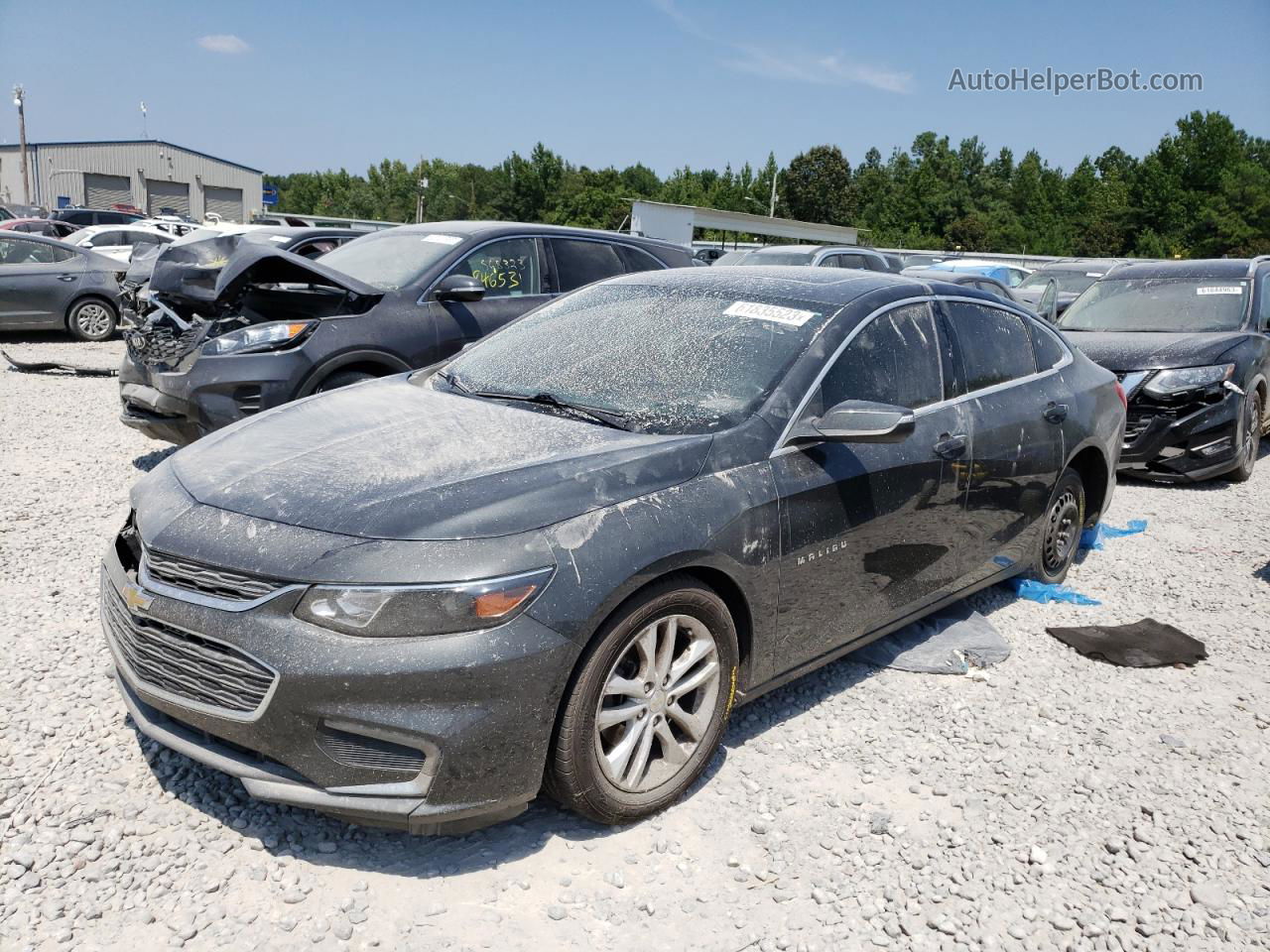 2018 Chevrolet Malibu Lt Black vin: 1G1ZD5ST1JF174893