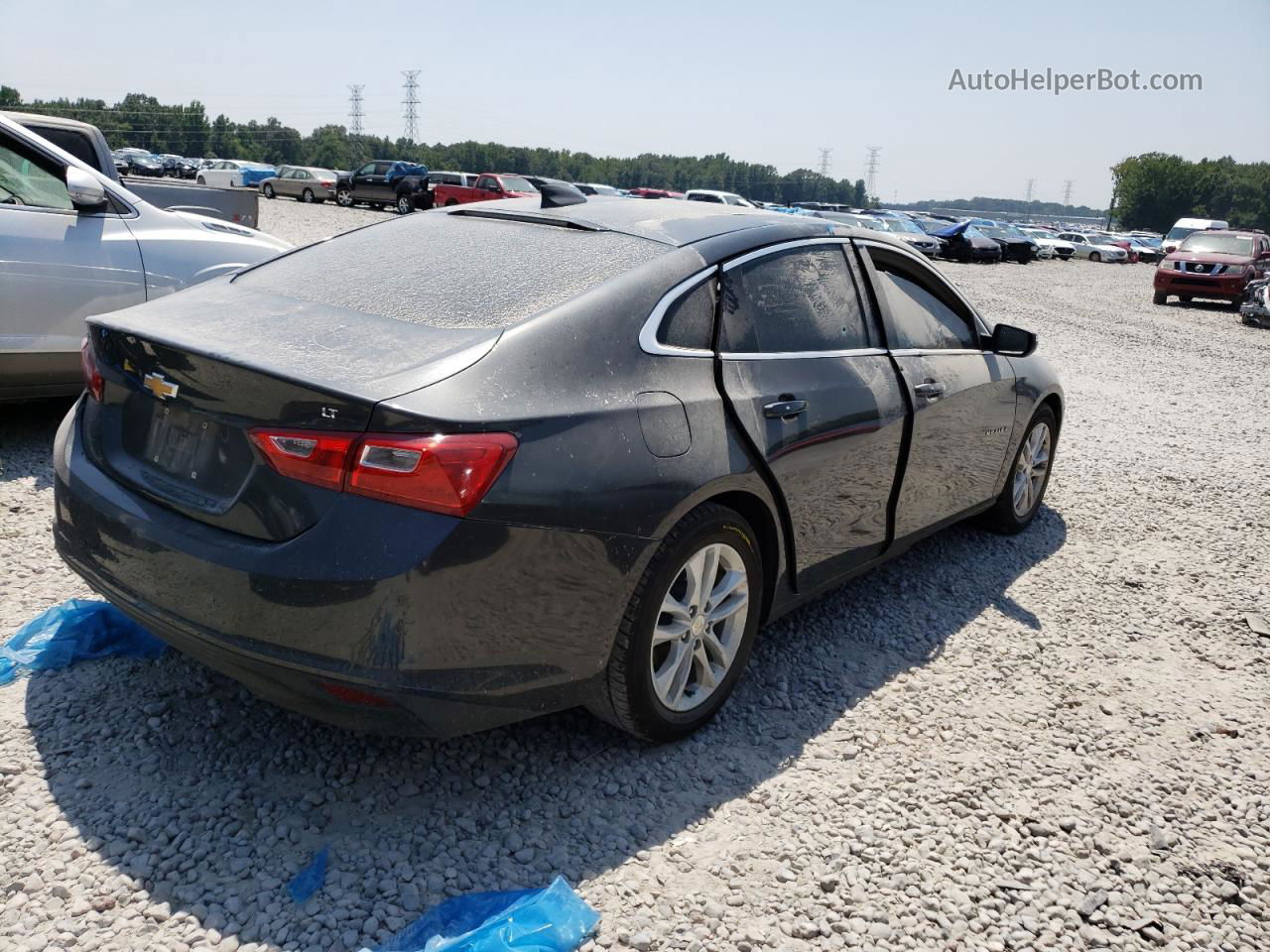 2018 Chevrolet Malibu Lt Black vin: 1G1ZD5ST1JF174893