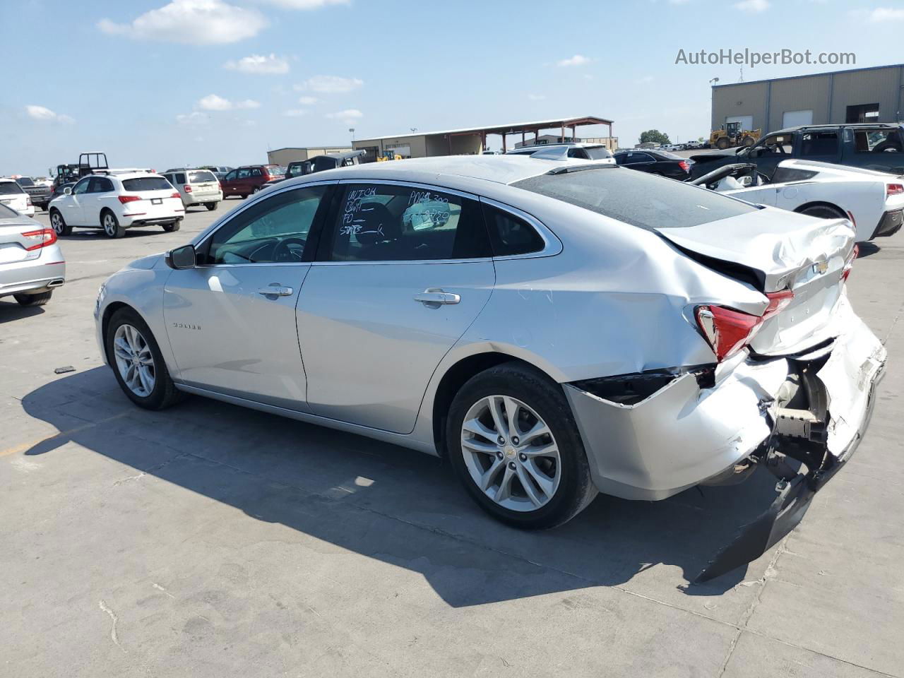 2018 Chevrolet Malibu Lt Silver vin: 1G1ZD5ST1JF199549