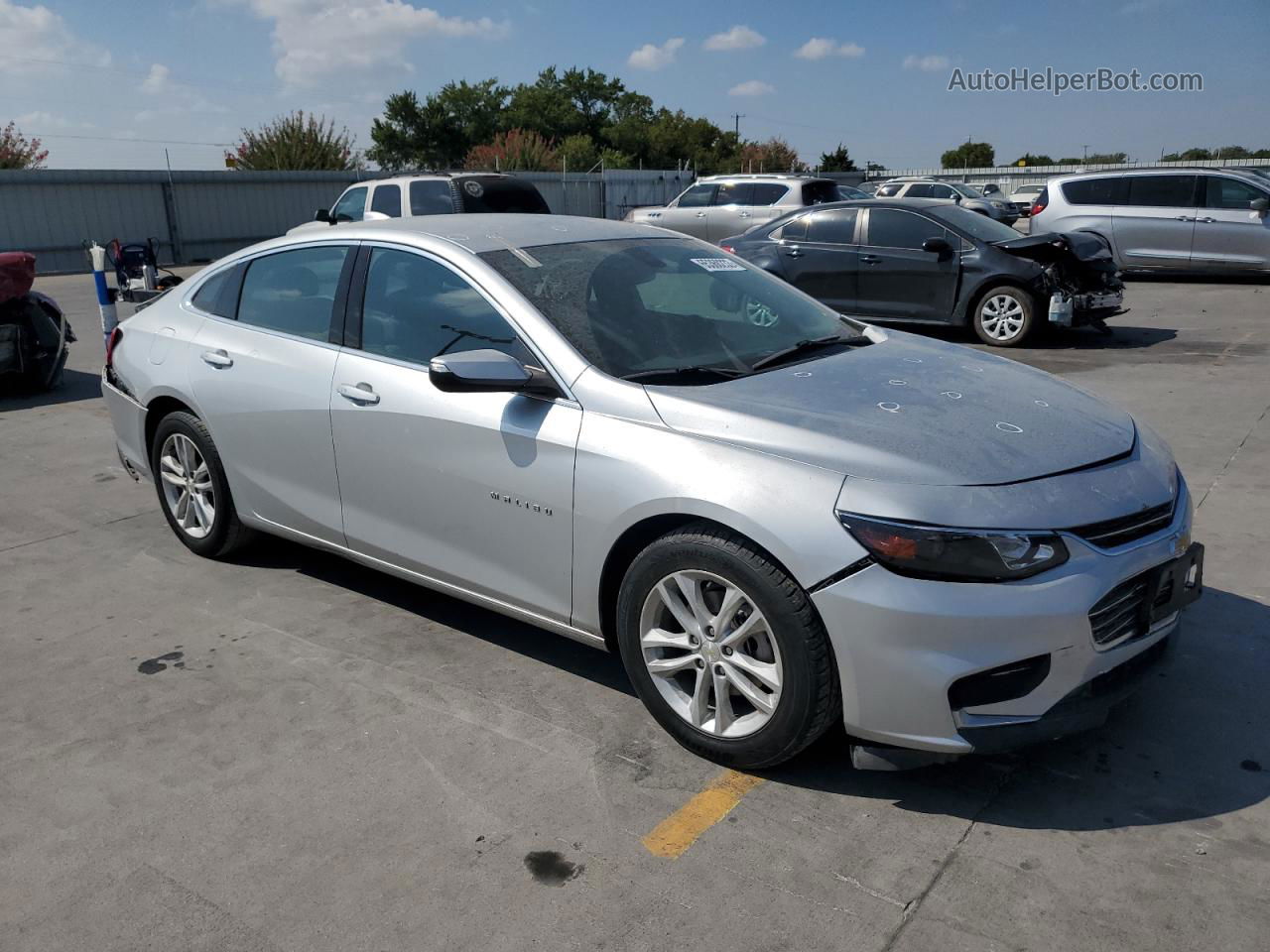 2018 Chevrolet Malibu Lt Silver vin: 1G1ZD5ST1JF199549