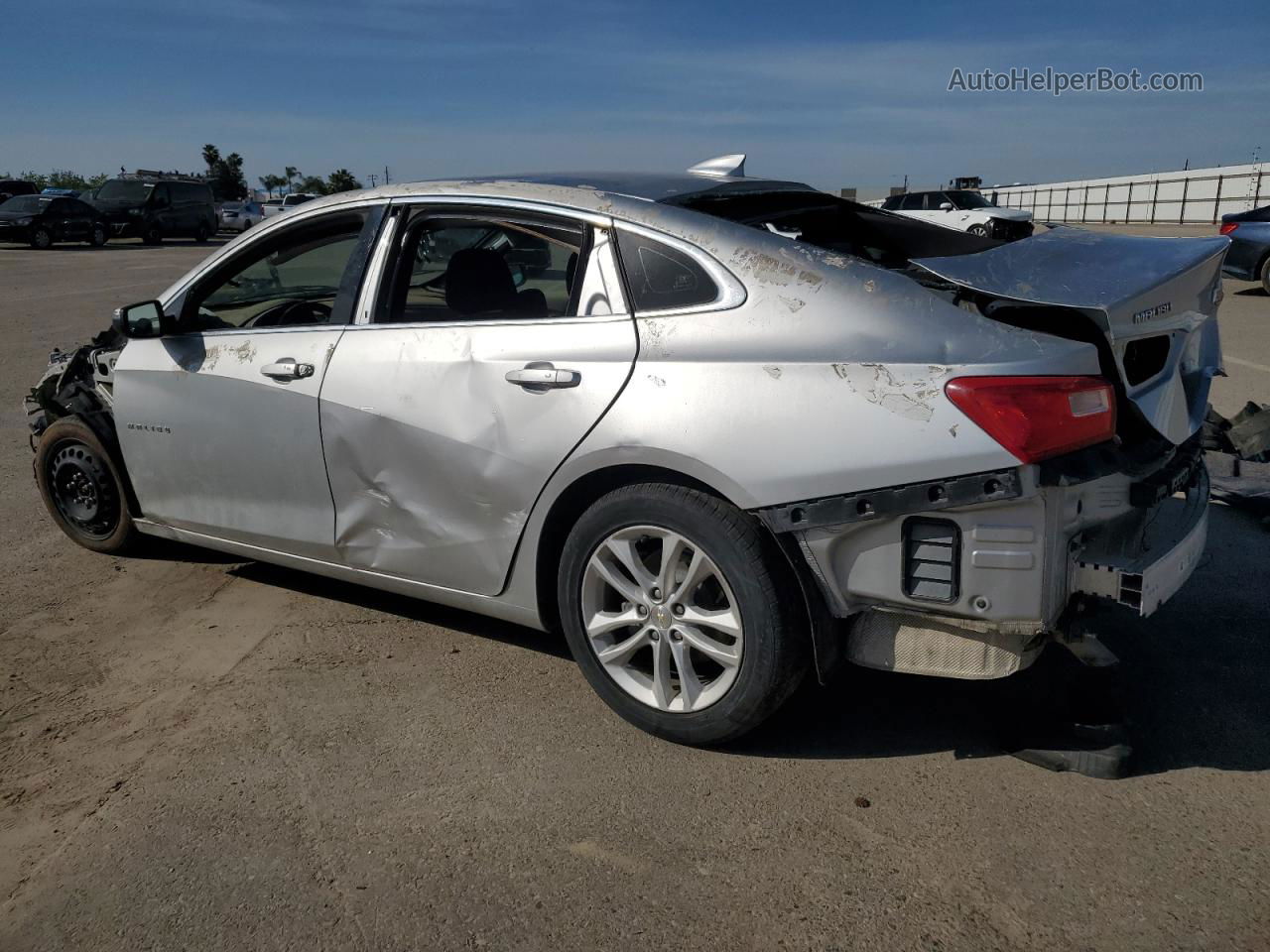 2018 Chevrolet Malibu Lt Silver vin: 1G1ZD5ST1JF226572