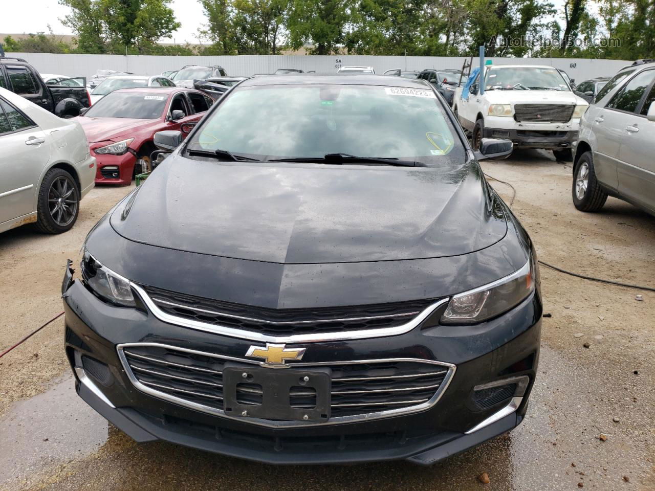 2018 Chevrolet Malibu Lt Черный vin: 1G1ZD5ST1JF258907