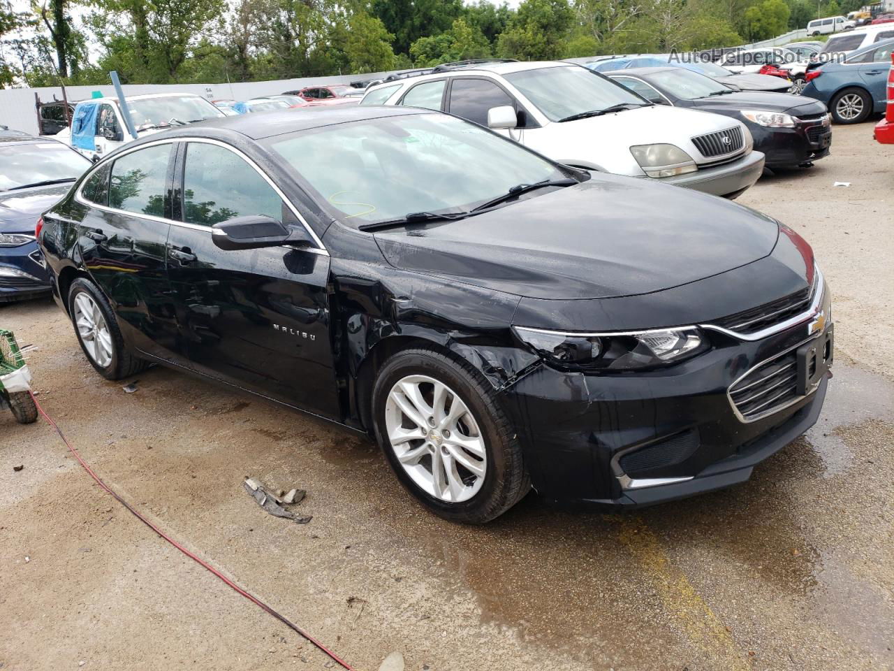 2018 Chevrolet Malibu Lt Черный vin: 1G1ZD5ST1JF258907