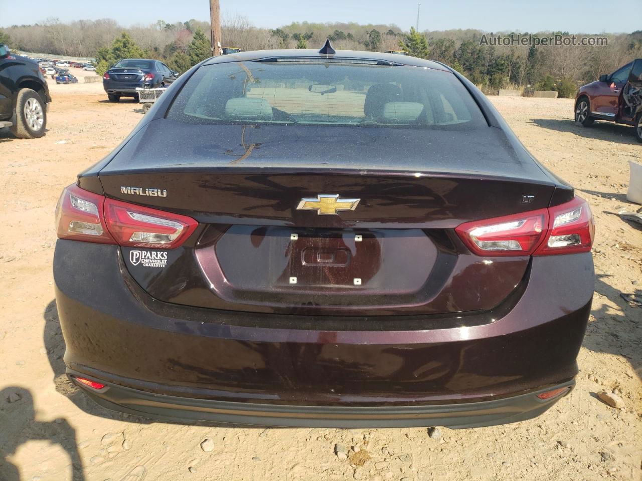 2021 Chevrolet Malibu Lt Maroon vin: 1G1ZD5ST1MF004151