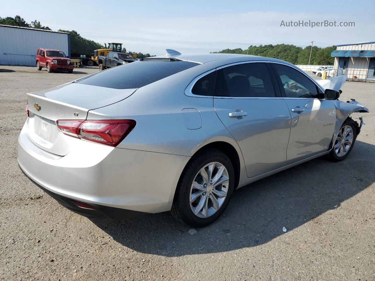 2021 Chevrolet Malibu Lt Silver vin: 1G1ZD5ST1MF028160