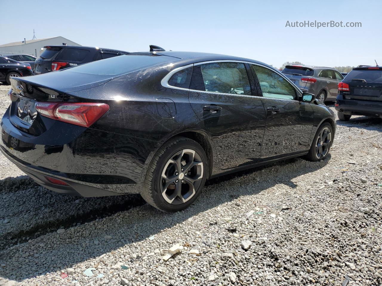 2021 Chevrolet Malibu Lt Черный vin: 1G1ZD5ST1MF034525