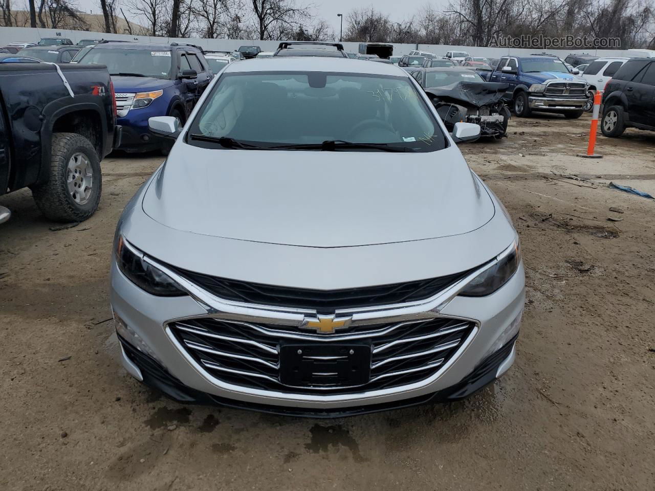 2021 Chevrolet Malibu Lt Silver vin: 1G1ZD5ST1MF062938