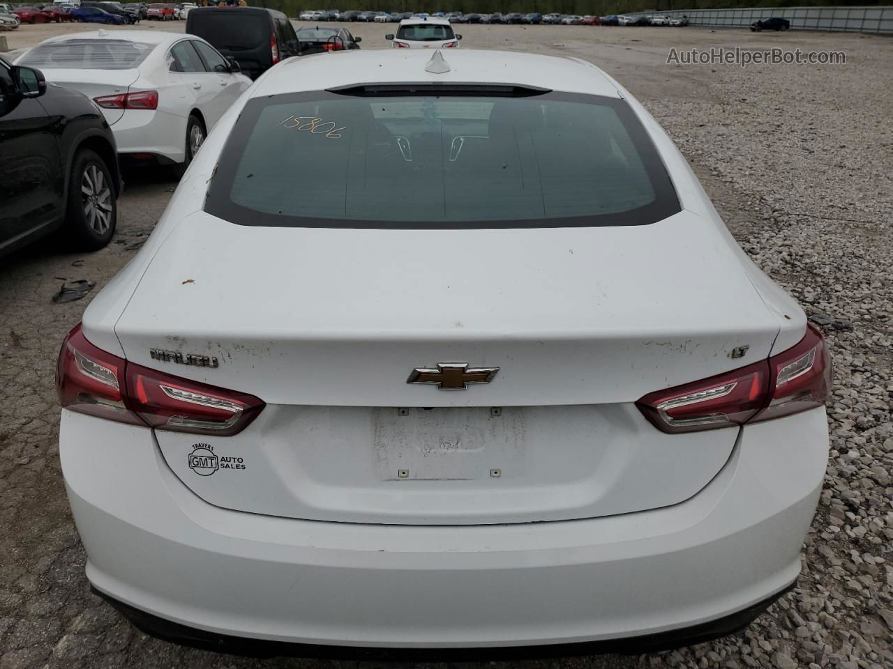 2021 Chevrolet Malibu Lt Белый vin: 1G1ZD5ST1MF065144