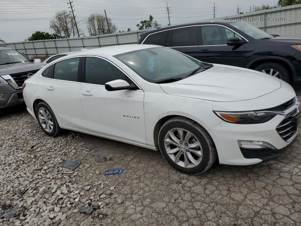 2021 Chevrolet Malibu Lt Белый vin: 1G1ZD5ST1MF065144