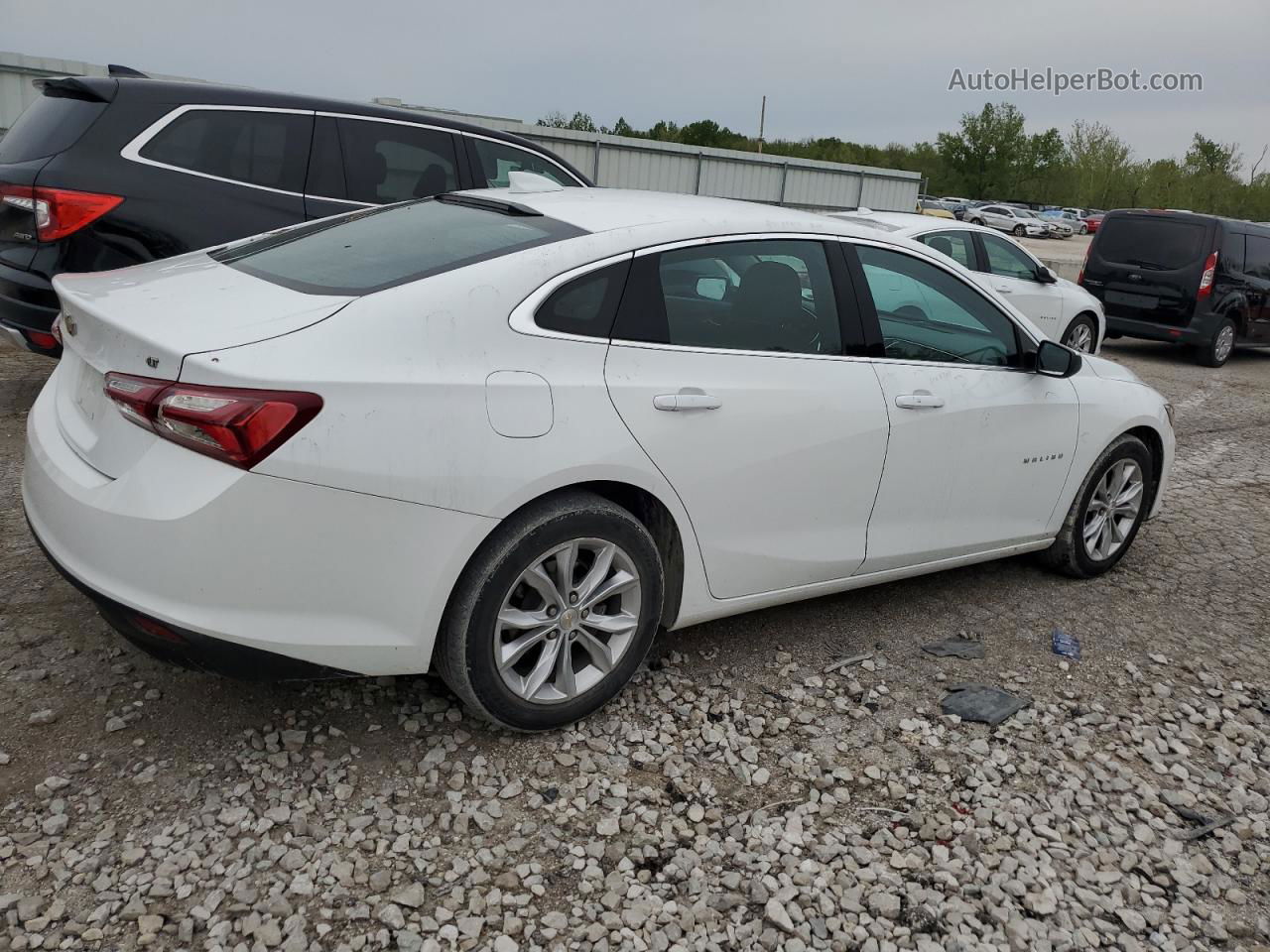 2021 Chevrolet Malibu Lt Белый vin: 1G1ZD5ST1MF065144