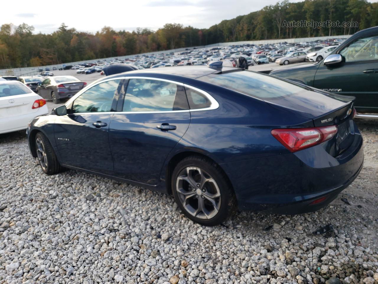 2021 Chevrolet Malibu Lt Blue vin: 1G1ZD5ST1MF065158