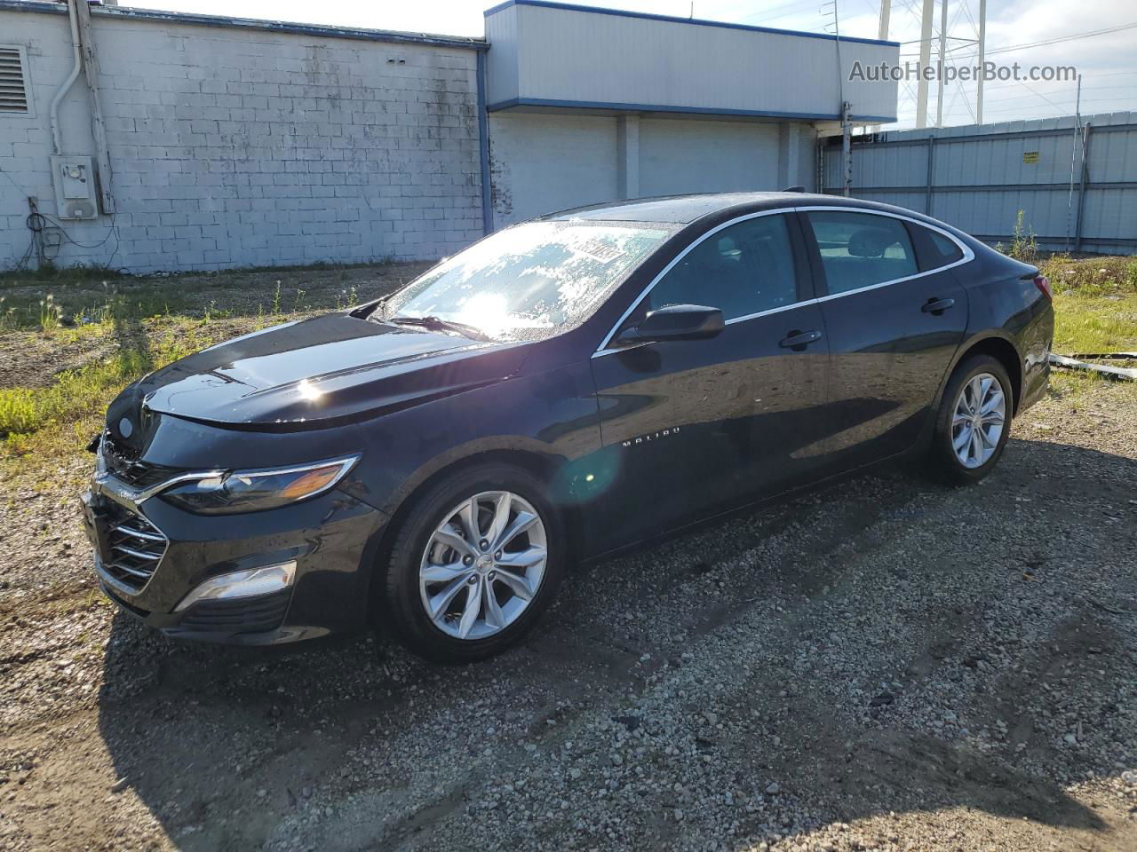 2021 Chevrolet Malibu Lt Черный vin: 1G1ZD5ST1MF069503