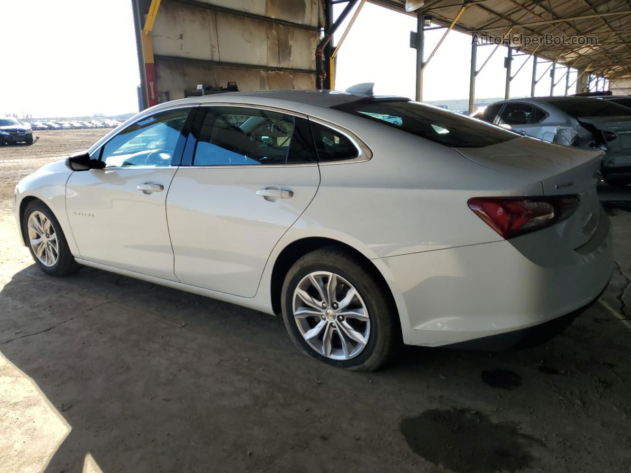 2021 Chevrolet Malibu Lt White vin: 1G1ZD5ST1MF069985