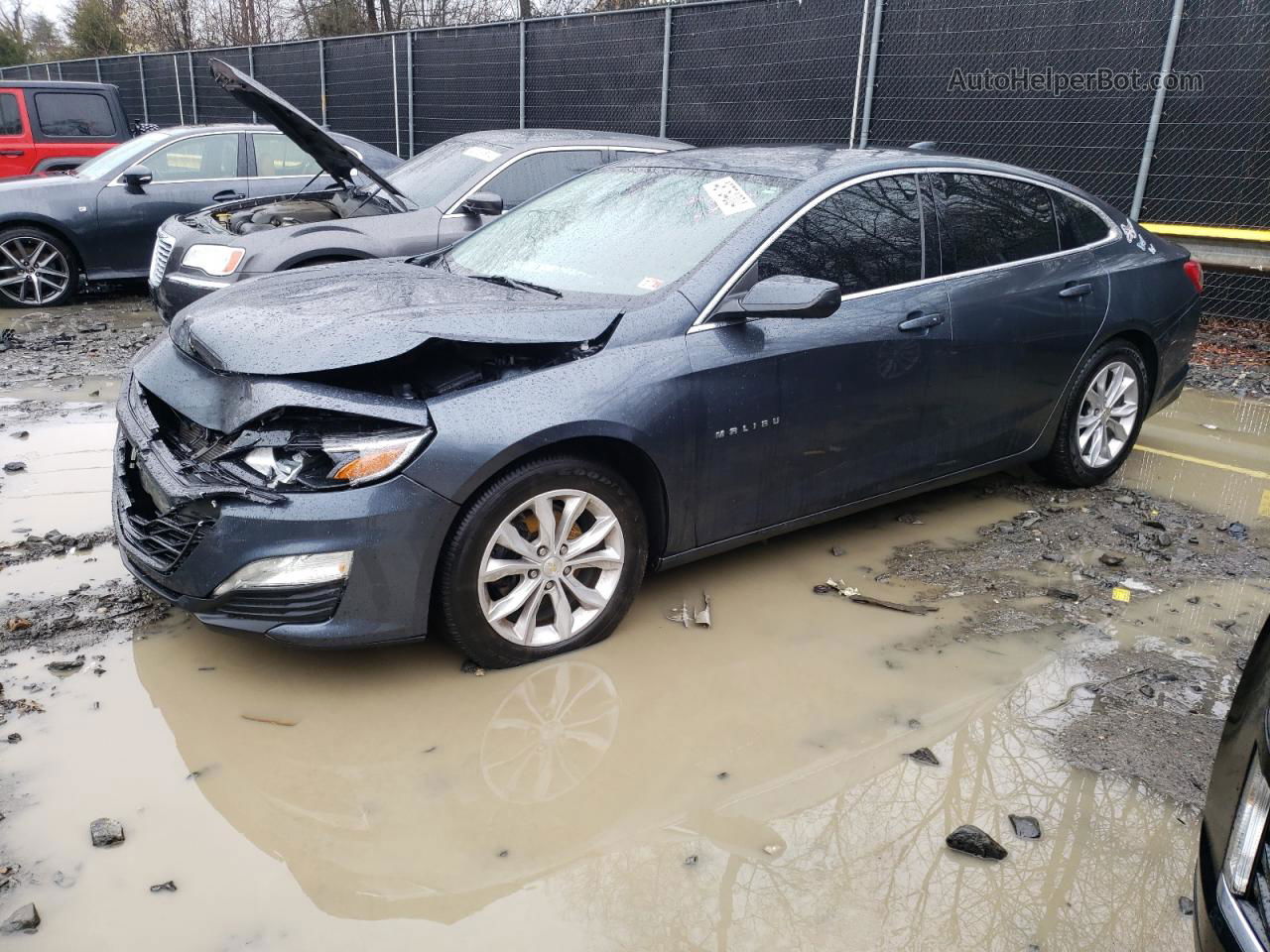 2021 Chevrolet Malibu Lt Угольный vin: 1G1ZD5ST1MF070490