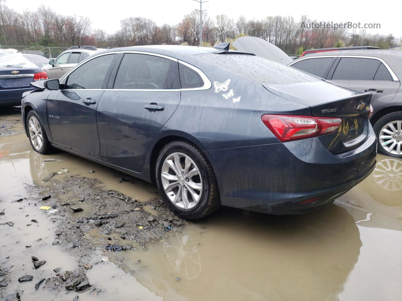 2021 Chevrolet Malibu Lt Угольный vin: 1G1ZD5ST1MF070490