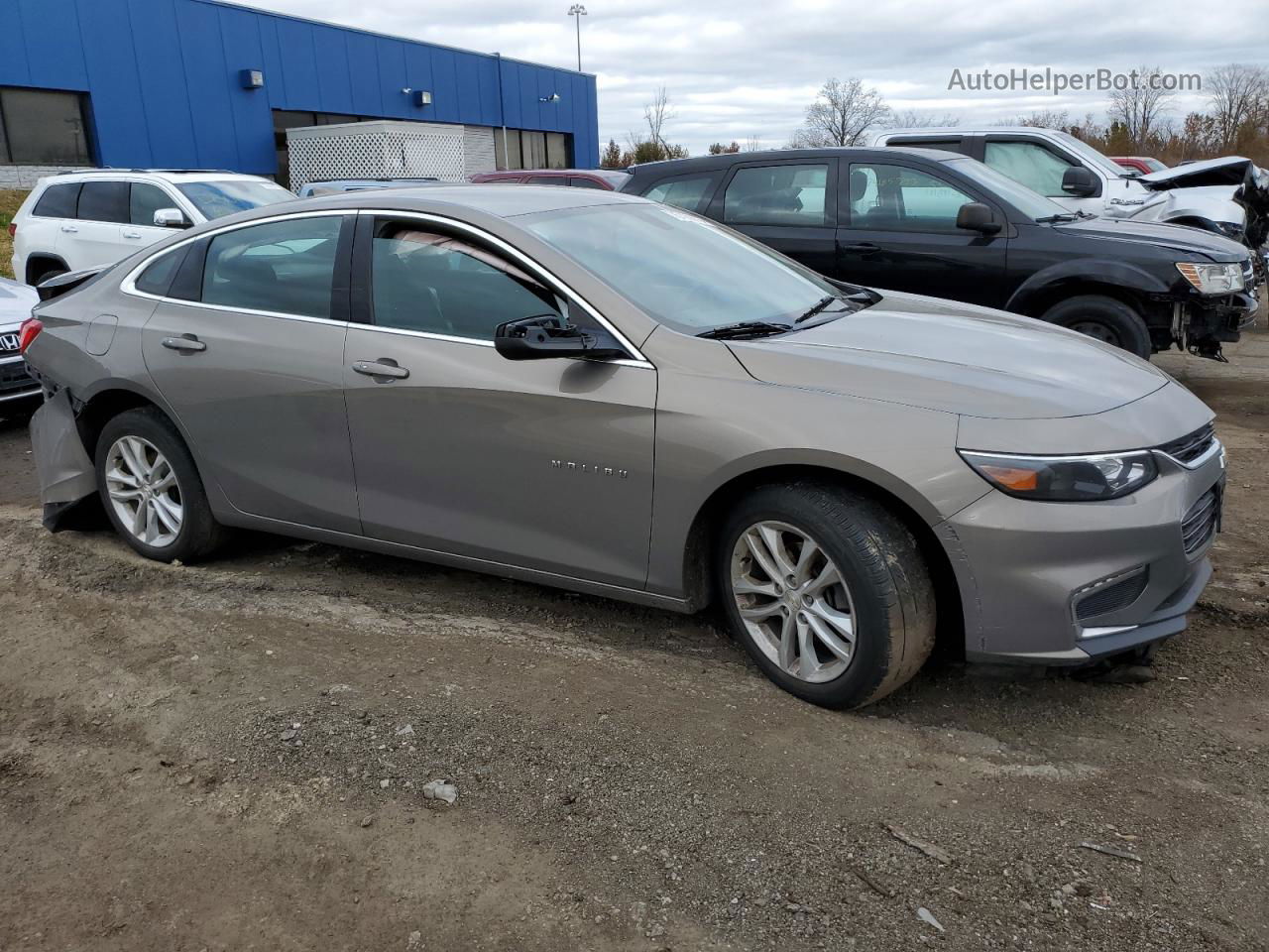 2018 Chevrolet Malibu Lt Brown vin: 1G1ZD5ST2JF119904