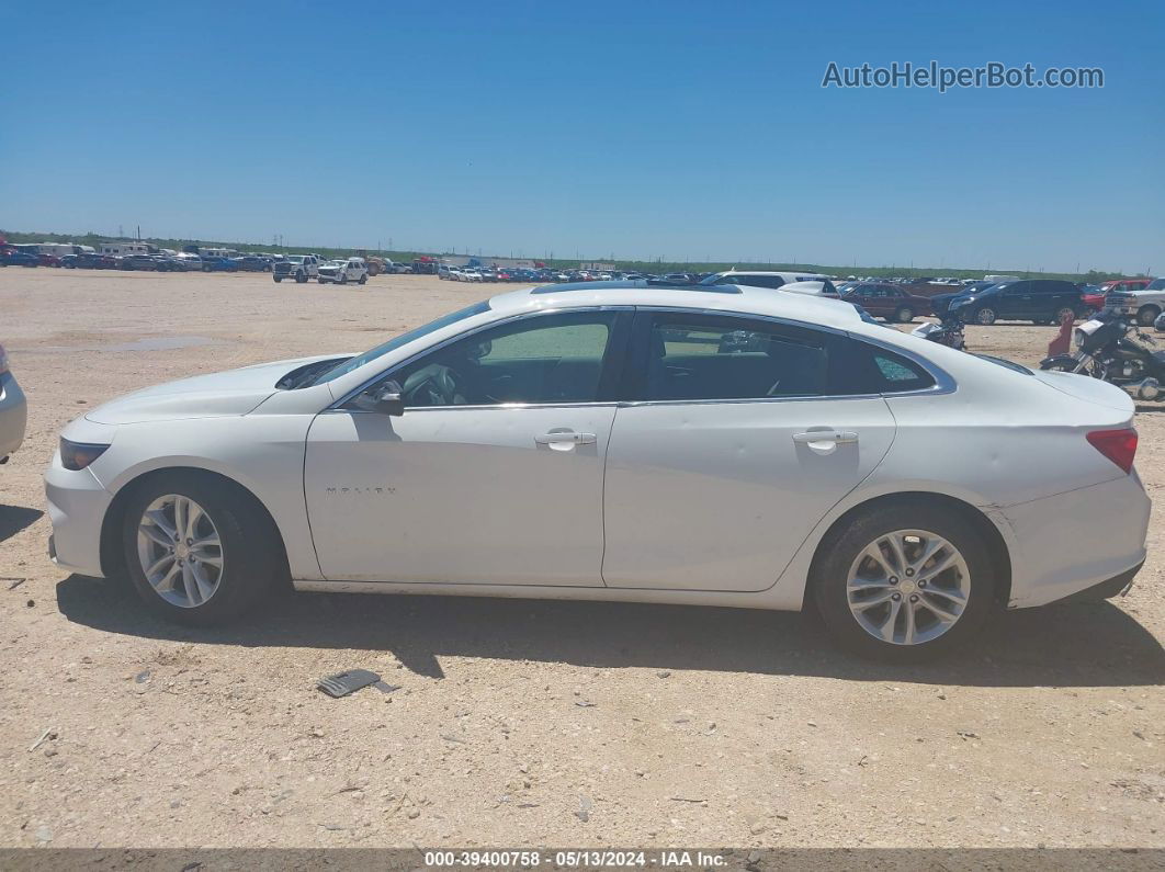 2018 Chevrolet Malibu Lt White vin: 1G1ZD5ST2JF133589