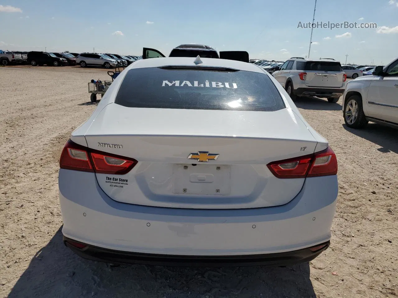 2018 Chevrolet Malibu Lt White vin: 1G1ZD5ST2JF186213