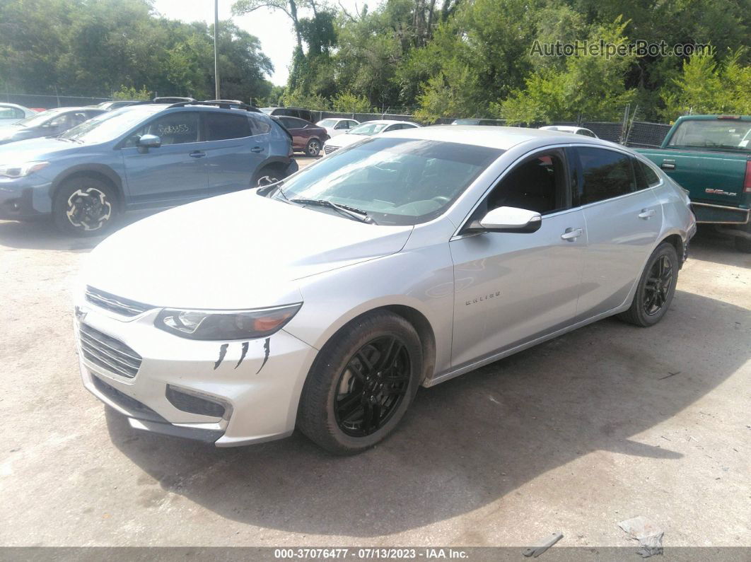 2018 Chevrolet Malibu Lt Silver vin: 1G1ZD5ST2JF192187