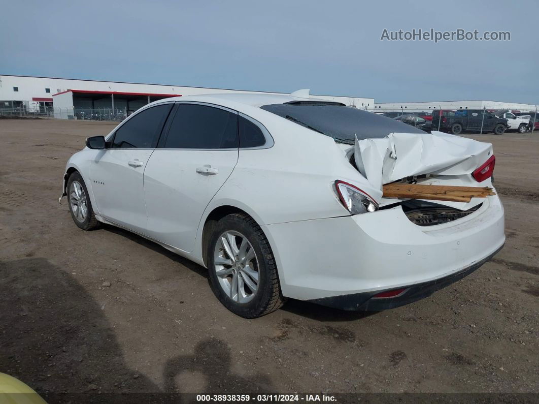 2018 Chevrolet Malibu Lt White vin: 1G1ZD5ST2JF201664