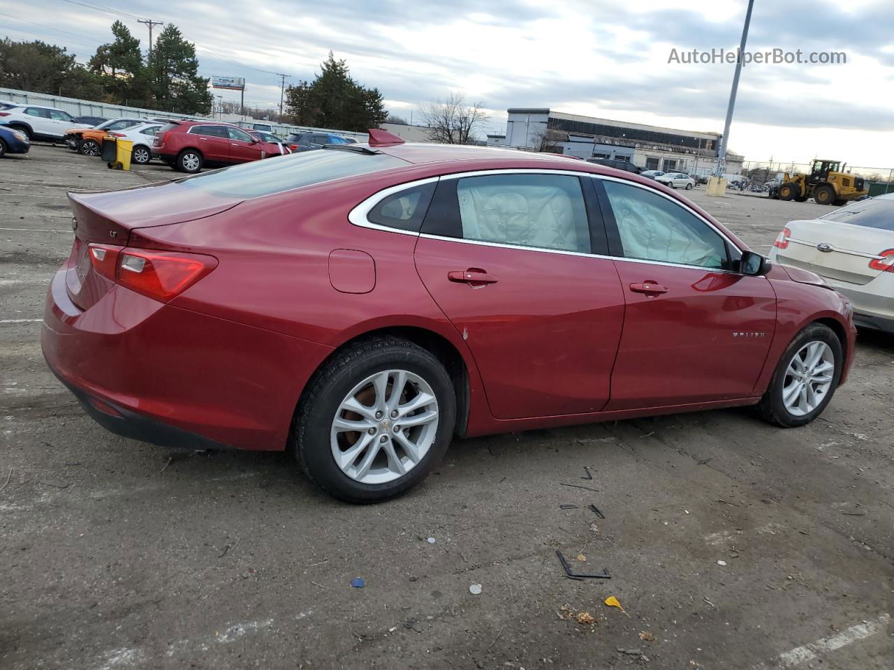 2018 Chevrolet Malibu Lt Red vin: 1G1ZD5ST2JF206718