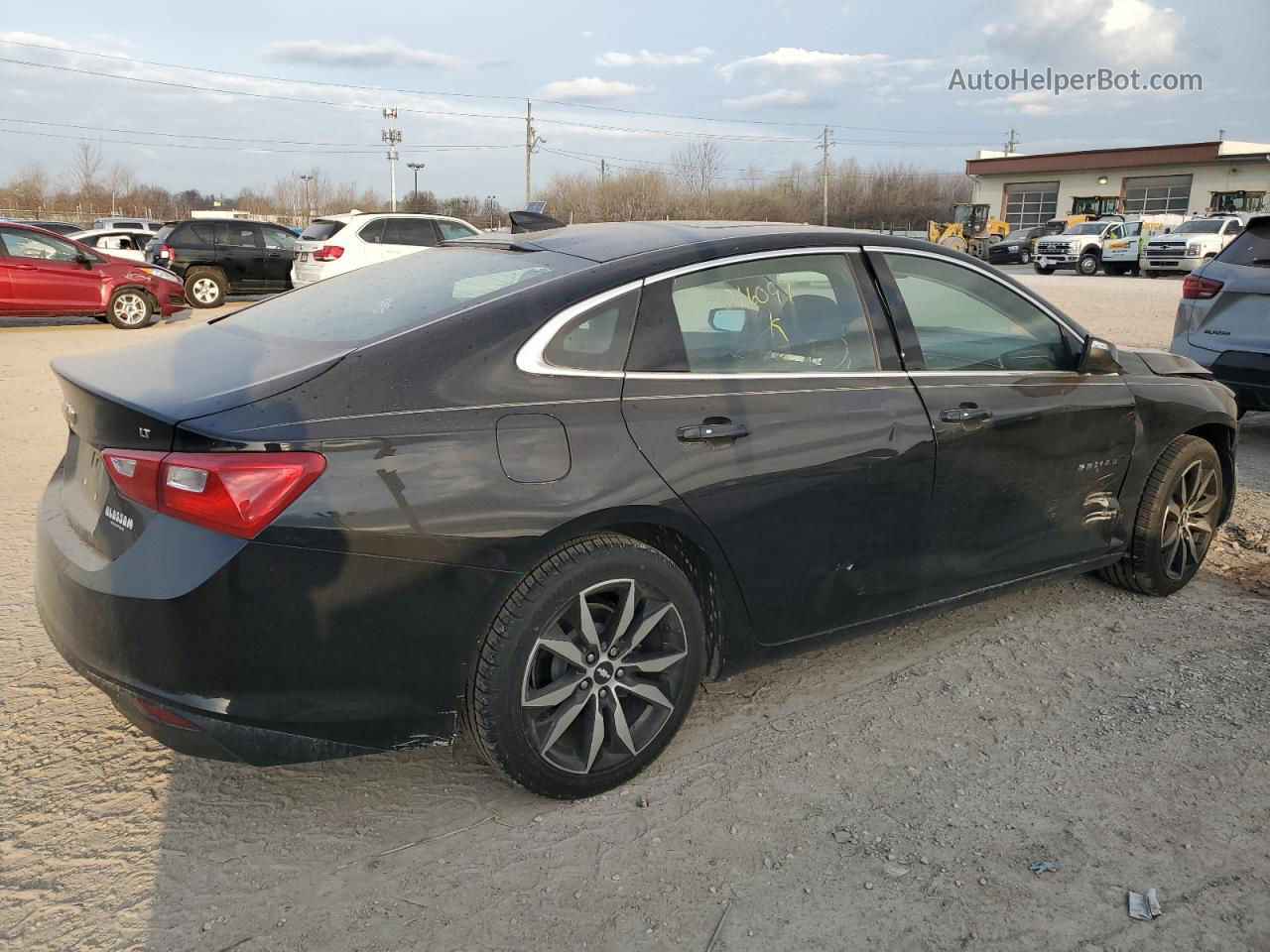 2018 Chevrolet Malibu Lt Black vin: 1G1ZD5ST2JF216097