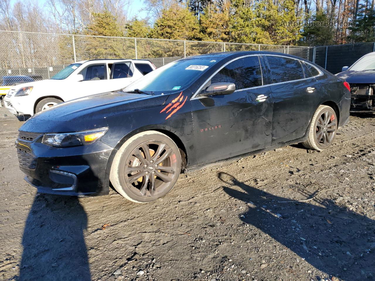 2018 Chevrolet Malibu Lt Black vin: 1G1ZD5ST2JF221252