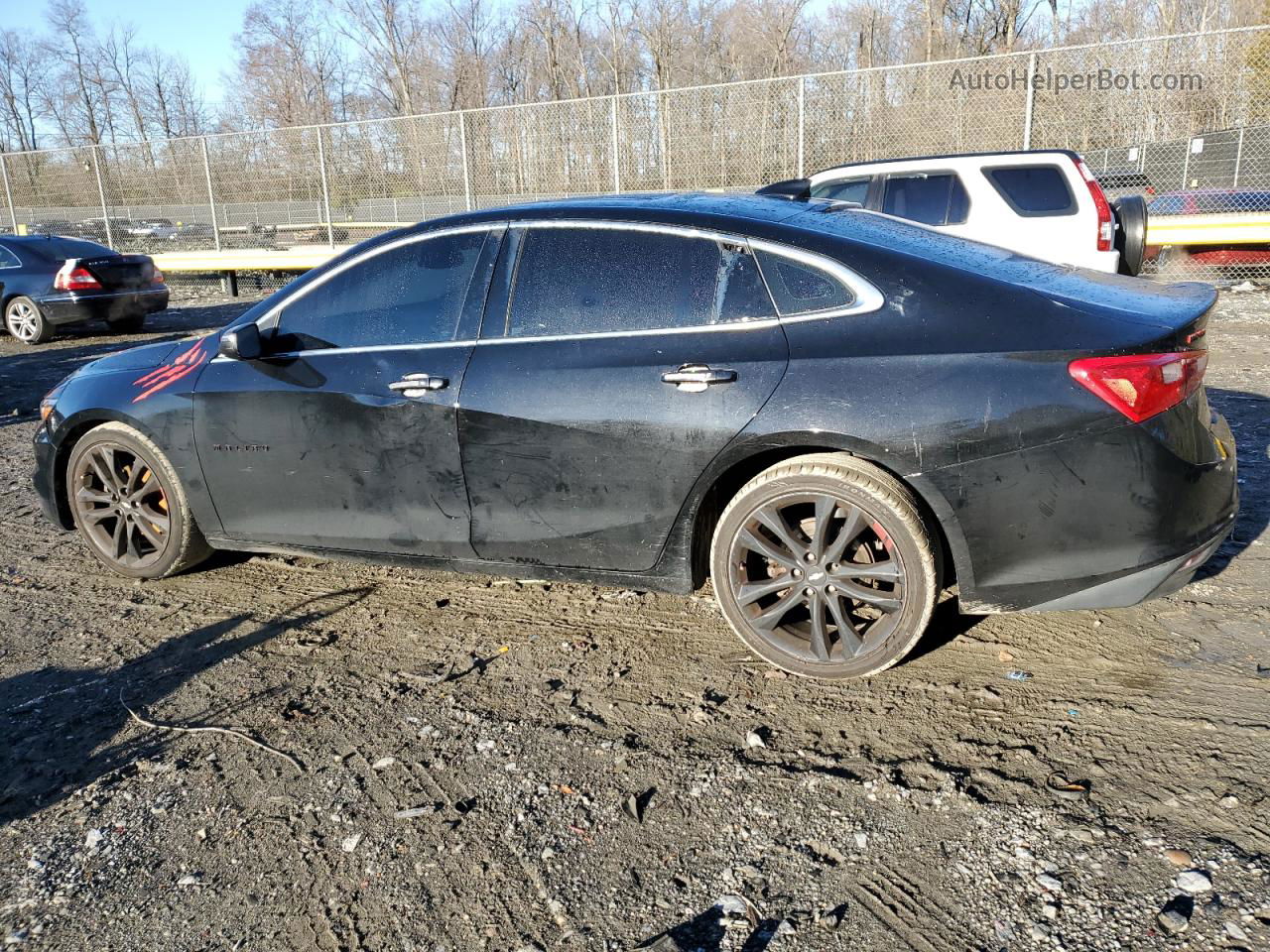 2018 Chevrolet Malibu Lt Black vin: 1G1ZD5ST2JF221252