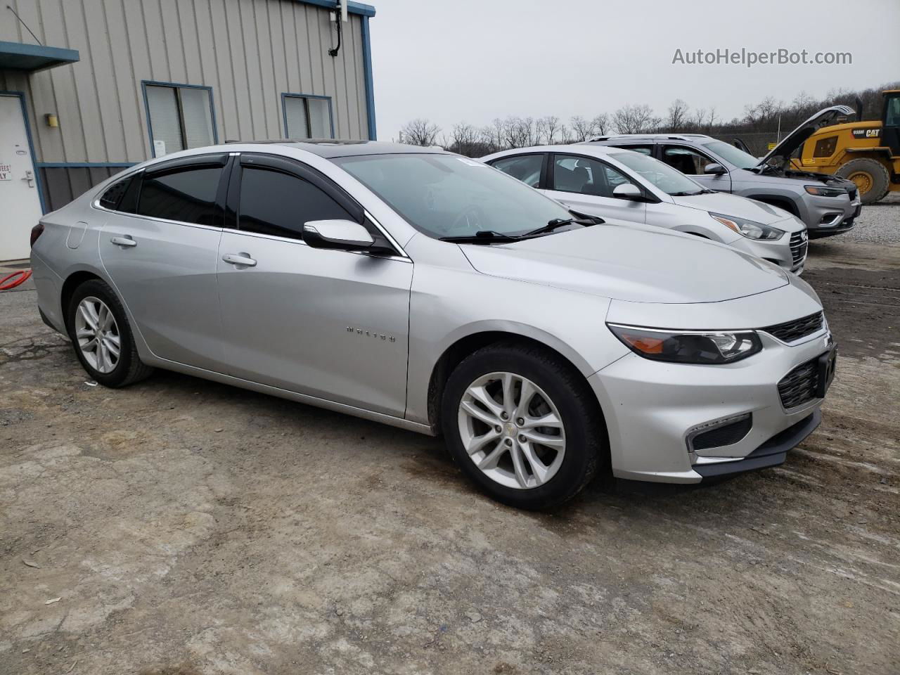 2018 Chevrolet Malibu Lt Silver vin: 1G1ZD5ST2JF231618