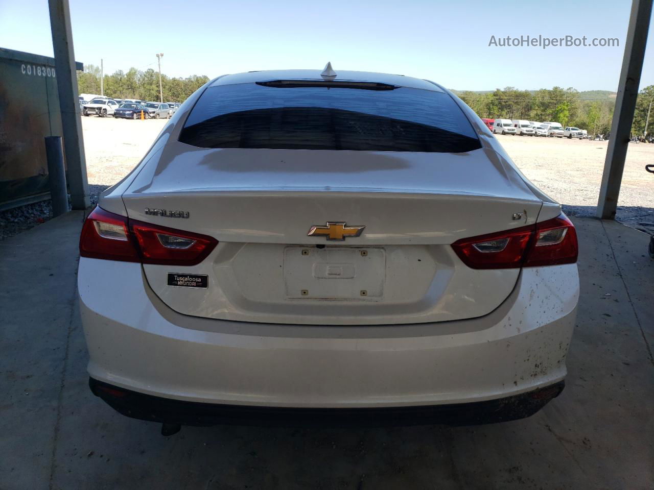 2018 Chevrolet Malibu Lt White vin: 1G1ZD5ST2JF238441