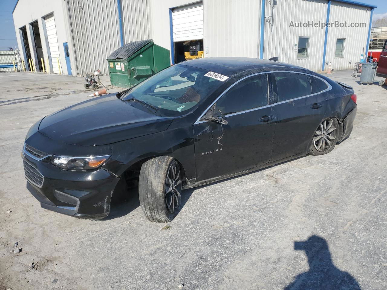 2018 Chevrolet Malibu Lt Black vin: 1G1ZD5ST2JF240982