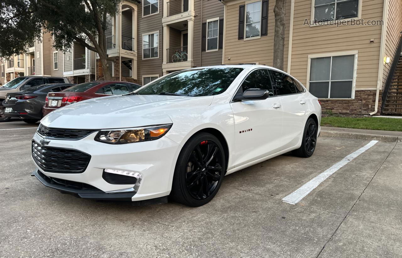 2018 Chevrolet Malibu Lt Белый vin: 1G1ZD5ST2JF291091