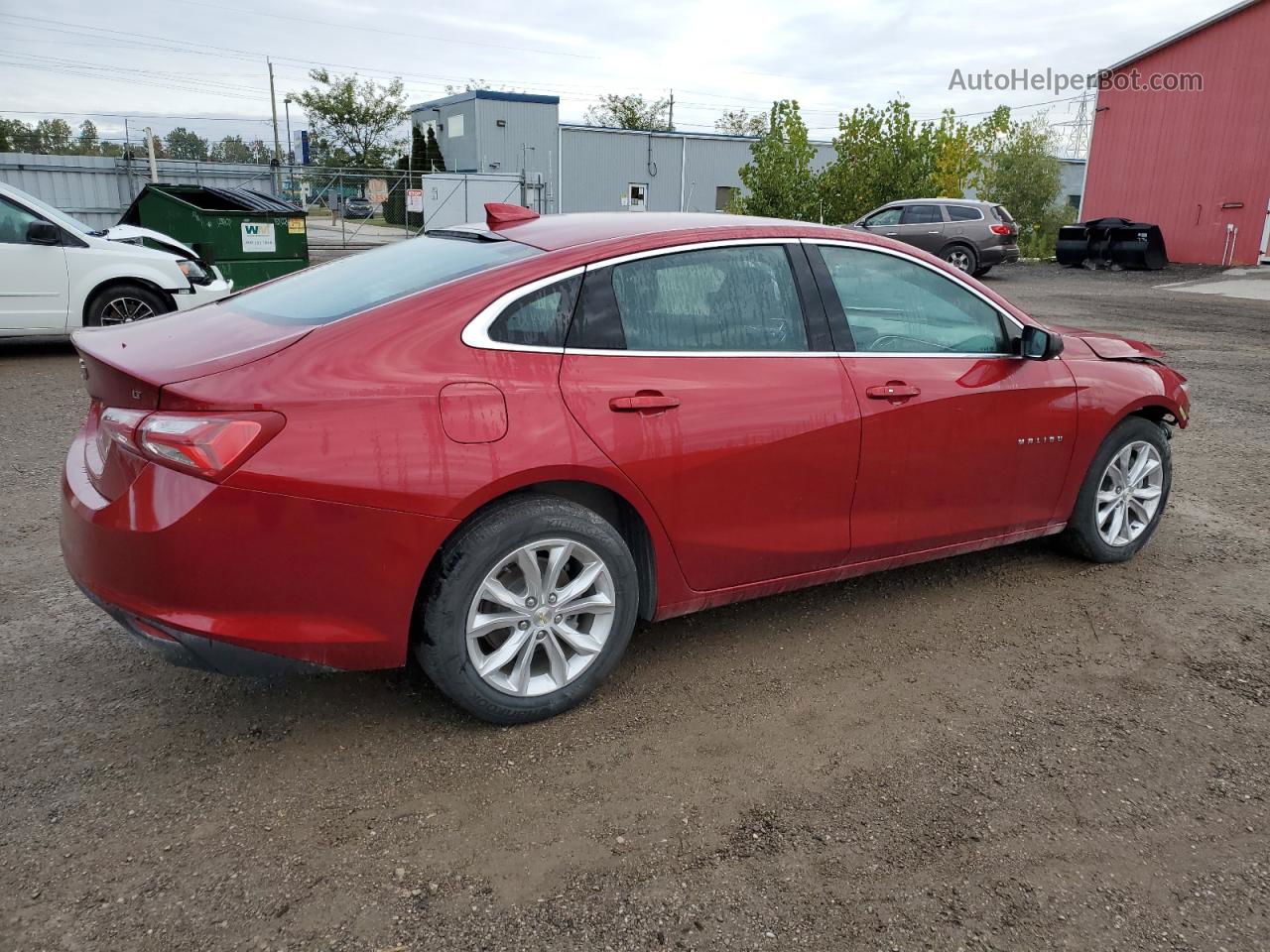 2021 Chevrolet Malibu Lt Red vin: 1G1ZD5ST2MF021735