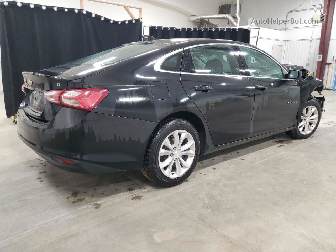 2021 Chevrolet Malibu Lt Черный vin: 1G1ZD5ST2MF025610